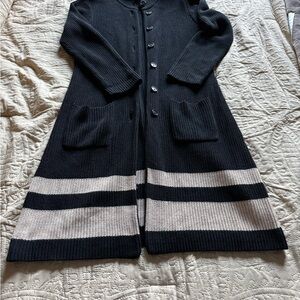 Lauren Ralph Lauren Black Ribbed Cardigan